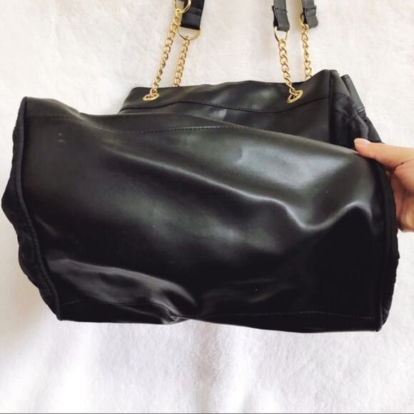 Lancôme Black Gold Chain Shoulder Clasp Bag - Picture 8 of 8